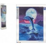 Norimpex diamantové malování Delfíni ve skoku 30 x 40 cm – Sleviste.cz