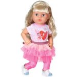 Zapf Creation BABY born Play & Style Starší sestřička blondýnka 43 cm – Zboží Dáma