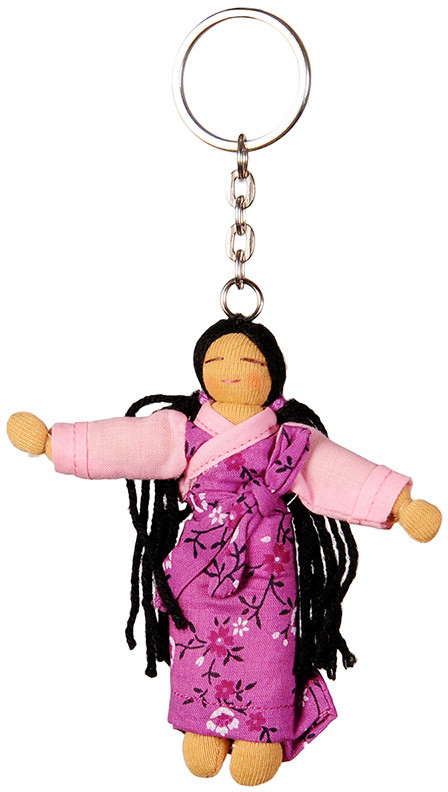 Dolls4Tibet Přívěsek Hadrová tibetské dívky