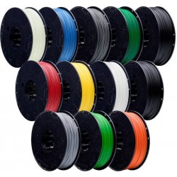 Print-Me Smooth ABS 1,75 mm 1,2 kg sada filamentů – 11 barev + ABS ESD černá