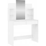 Nábytek XL 837574 se zrcadlem bílý 96 x 39 x 142 cm – Zboží Dáma