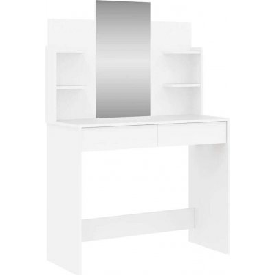 Nábytek XL 837574 se zrcadlem bílý 96 x 39 x 142 cm – Zboží Dáma