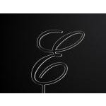 Monogram E - čirý - do dortu – Zboží Dáma