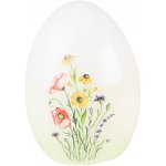 Dekorace keramické vajíčko s lučními květy 10*10*14 cm – Hledejceny.cz
