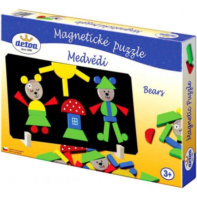 Detoa magnetické puzzle Medvědi – Sleviste.cz