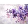 Tapety Postershop Fototapety vliesové: Violet Romantic Painted Flowers - 254x184 cm