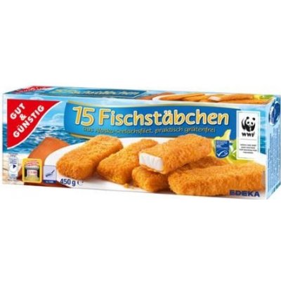 G&G Fischstäbchen Alaska Seelachs 15ks 450 g – Zboží Mobilmania