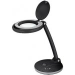 goobay Stolní lampa s lupou, 100mm, 3 dioprie, stmívatelné LED osvětlení 6W, stojánek, černá (65576) - 40.92.0363 – Zboží Dáma