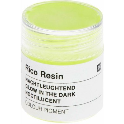 Rico Design Pigment do pryskyřice svítící ve tmě - neonově žlutá – Hledejceny.cz