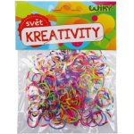 Gumičky na náramky 200ks pruhované – Zboží Dáma