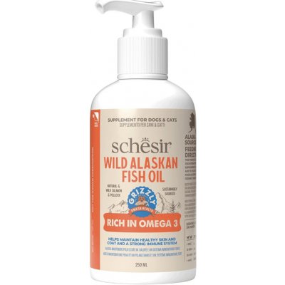 Grizzly Pet Products Schesir Wild Alaskan Fish Oil Lososový olej s treskou 250 ml – Hledejceny.cz