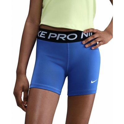 Nike Girls Pro 3in comet blue/white Modrá – Zboží Dáma
