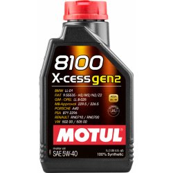 Motul 8100 X-CESS gen2 5W-40 1 l