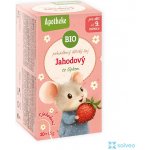 Apotheke Pohádkový dětský čaj Jahodový BIO 20 x 1.5g – Zboží Dáma