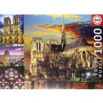 Educa Notre Dame koláž 1000 dílků – Zboží Mobilmania