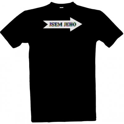 Tričko s potiskem Párové triko pro Gaye bílá varianta pánské Černá