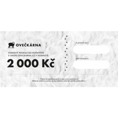 Vlnka Dárkový poukaz v hodnotě 2000 Kč – Zboží Mobilmania