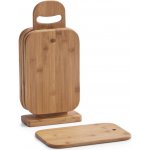 Zeller Present Sada krájecích prkének se stojanem, 15 × 32 × 7 cm, bambus 25265 – Zboží Dáma