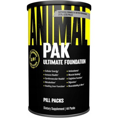 Vitamíny v sáčcích Universal Nutrition Animal Pak multivitamín 484 g 484 ml – Hledejceny.cz