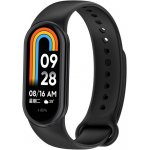 ESES Silikonový řemínek pro Xiaomi Mi Band 8 Černý 1530003633 – Zboží Živě