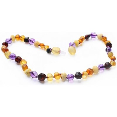 Nefertitis Jantarové korálky pro děti satinované multicolor s ametystem A kvalita NF12101 – Zboží Dáma Nefertitis Jantarové korálky pro děti satinované multicolor s ametystem A kvalita NF12101 – Zboží Dáma