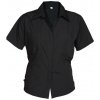 Dámská košile Roly košile SOFIA dámská s krátkým rukávem E5061-02 černá