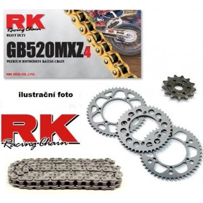 RK Racing Chain Řetězová sada Honda NX 650 Dominator 95-01 – Zboží Mobilmania