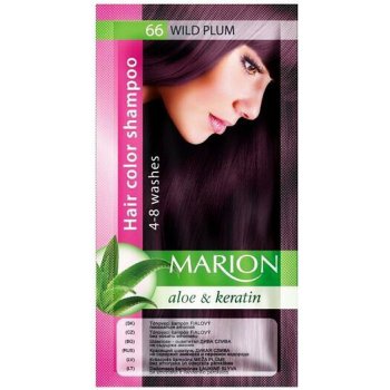 Marion Hair Color Shampoo 66 Wild Plum barevný tónovací šampon divoká švestka 40 ml