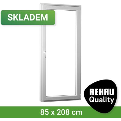 SKLADOVÁ-OKNA REHAU Smartline+ Bílá pravé 85 x 208 cm – Hledejceny.cz