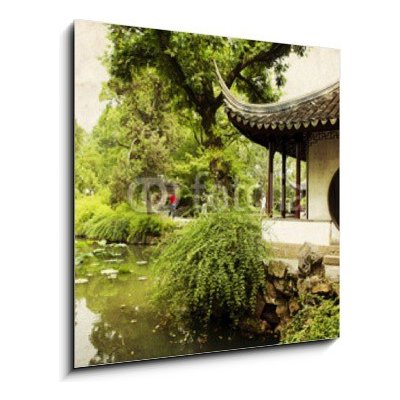 Obraz 1D - 50 x 50 cm - Chinese traditional garden - Suzhou - China Čínská tradiční zahrada – Zboží Mobilmania
