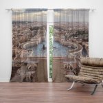 Sablio Závěs Řím Vatikán Svatopetrské náměstí: 2ks 140x250cm – Hledejceny.cz