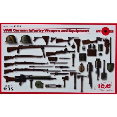 ICM German Infantry WWI Weapon and Equipment 35678 1:35