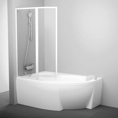 Ravak vanová stěna VSK2 Rosa 160 L transparent Supernova levý, 76L90100Z1 – Hledejceny.cz
