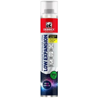 DEN BRAVEN Montážní pěna PUR nízkoexpanzní pistolová 750 ml – HobbyKompas.cz