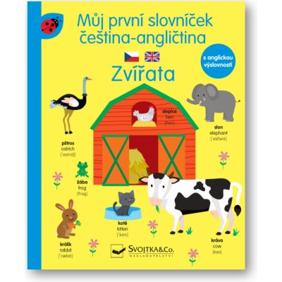 Můj první slovníček čeština -angličtina Zvířata – Sleviste.cz