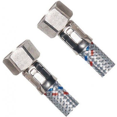 AQUALINE Flexibilní nerezová hadice FxF 3/8'x3/8', 120cm – Zbozi.Blesk.cz