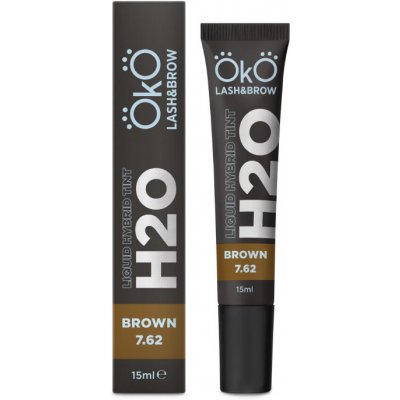 OKO H20 Liquid Hybrid Tint barva na řasy a obočí Brown 7.62 15 ml – Zboží Dáma OKO H20 Liquid Hybrid Tint barva na řasy a obočí Brown 7.62 15 ml – Zboží Dáma