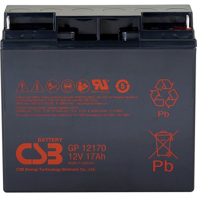 CSB GP12170 12V 17Ah – Zbozi.Blesk.cz