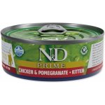 N&D Cat Prime Kitten Chicken & Pomegranate 70 g – Zboží Mobilmania