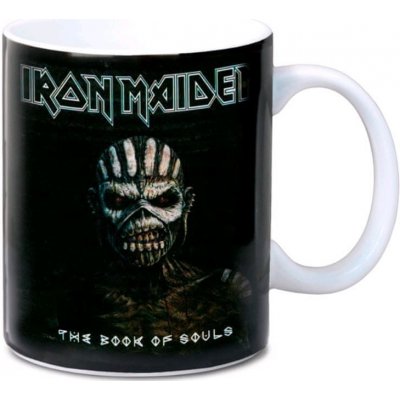 CurePink Keramický hrnek Iron Maiden The Book of Souls 300 ml – Zbozi.Blesk.cz