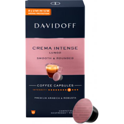 Davidoff Crema Intense Lungo hliníkové kapsle do Nespresso 10 ks