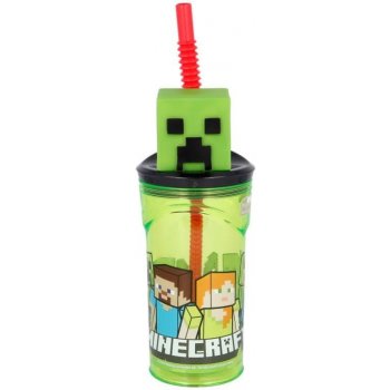 Stor Plastová 3D láhev MINECRAFT 560 ml