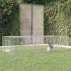 Klec pro hlodavce zahrada-XL 2dílná klec pro králíka 220 x 110 x 55 cm