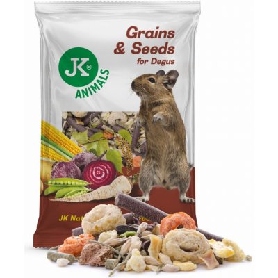JK Animals zrniny a semínka kompletní krmivo osmák 1 kg – Zboží Mobilmania