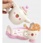 Kruzzel 9418 dřevěný čajový servis – Zboží Dáma