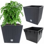 Prosperplast DRTS325L Květináč RATO LOW 32,5 cm antracit – Zboží Dáma