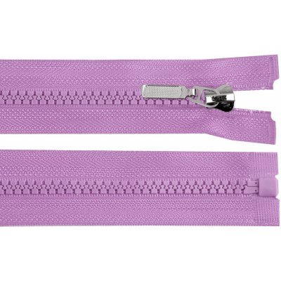 Prima-obchod Kostěný zip No 5 délka 30 cm s ozdobným jezdcem, barva 167 fialová lila – Hledejceny.cz