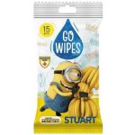 GoWipes vlhčené ubrousky s motivem Mimoň s antibakteriálním účinkem 15 ks – Sleviste.cz