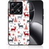 Pouzdro a kryt na mobilní telefon Xiaomi Protemio 97623 MY ART Kryt s vánočním designem Xiaomi 14T DEER (068)