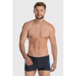 Gwinner pánské plavky gWINNER Bruno šedá/tyrkysová – Zboží Mobilmania